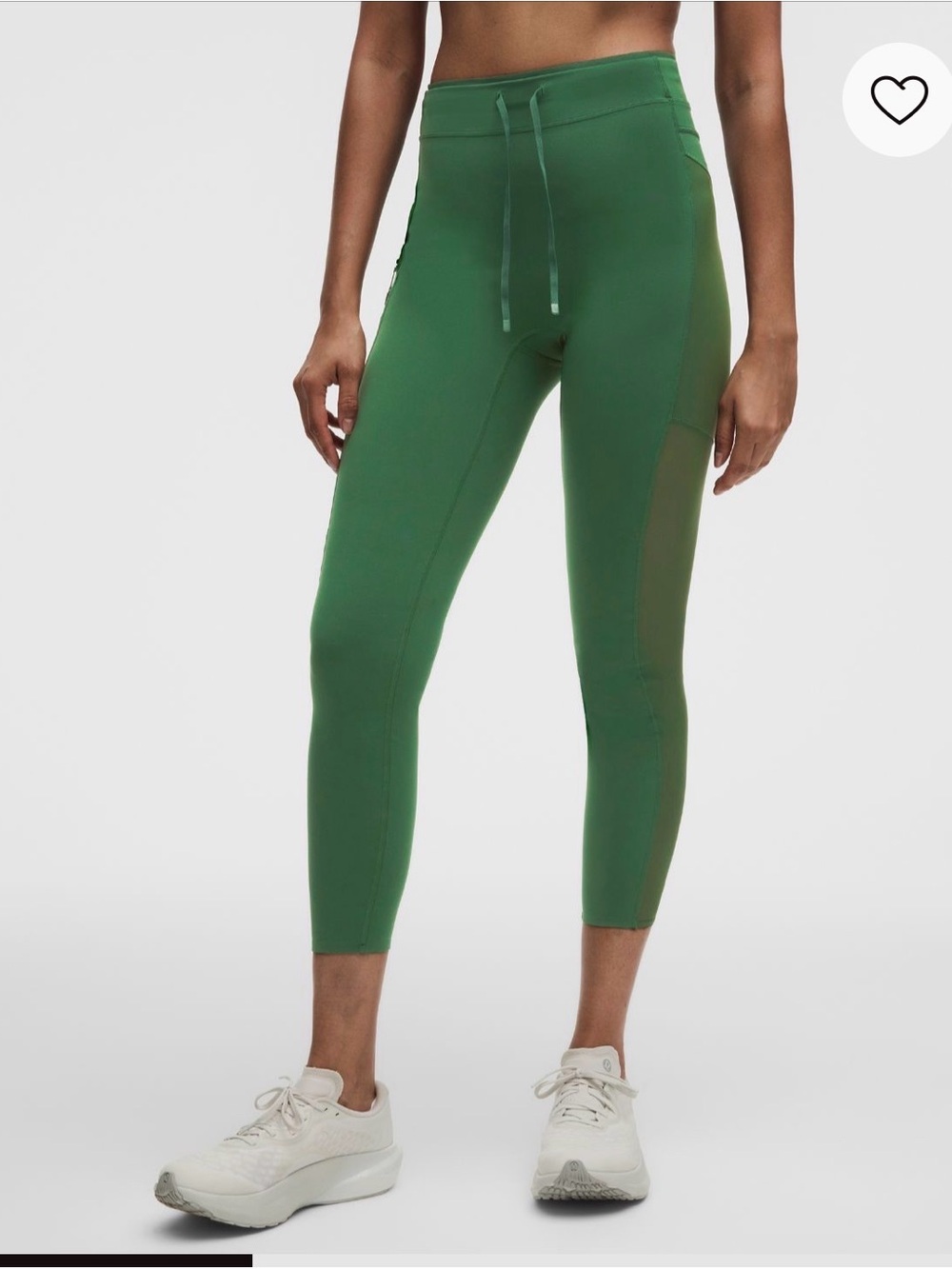 NEW lululemon athletica No Line HR Run Tight 25 Green